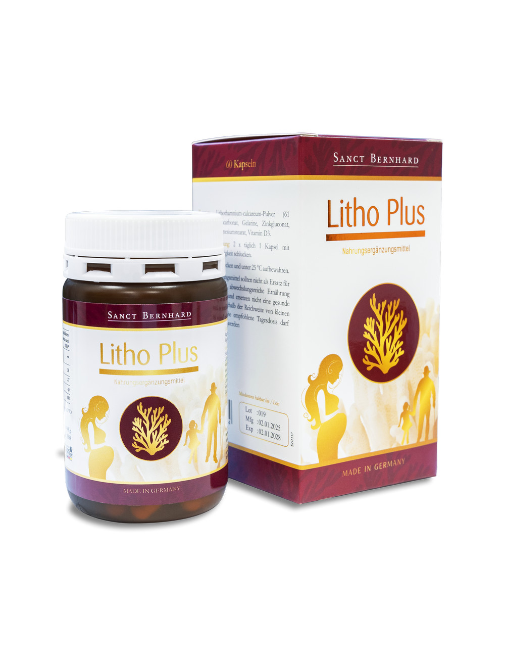 Viên bổ sung canxi Litho Plus hộp 30 viên